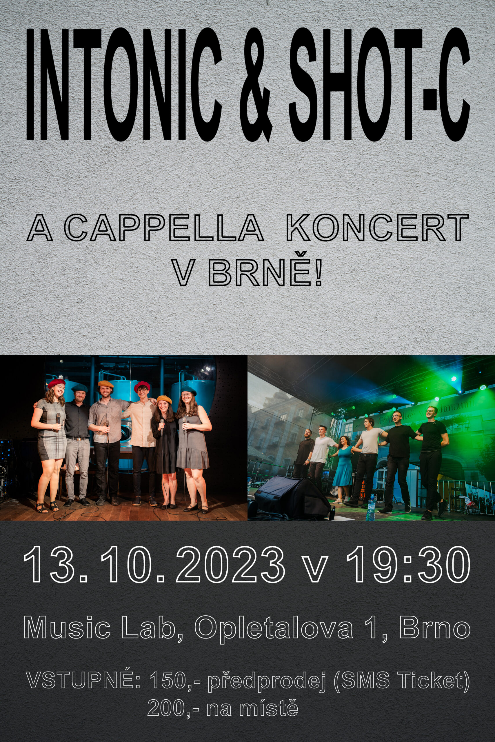 Shot-C a Intonic v Brně/ a cappella koncert